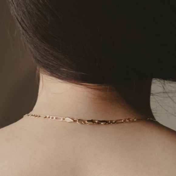 Classic Figaro Chain Necklace - Picture 2 of 3